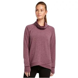 Women's Jockey Sport R&R Cowl Neck Sweatshirt with thumbholes